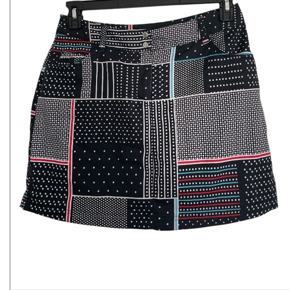 Slazenger Black and Gray A-Line short golf / tennis skort size 4 - Picture 1 of 7